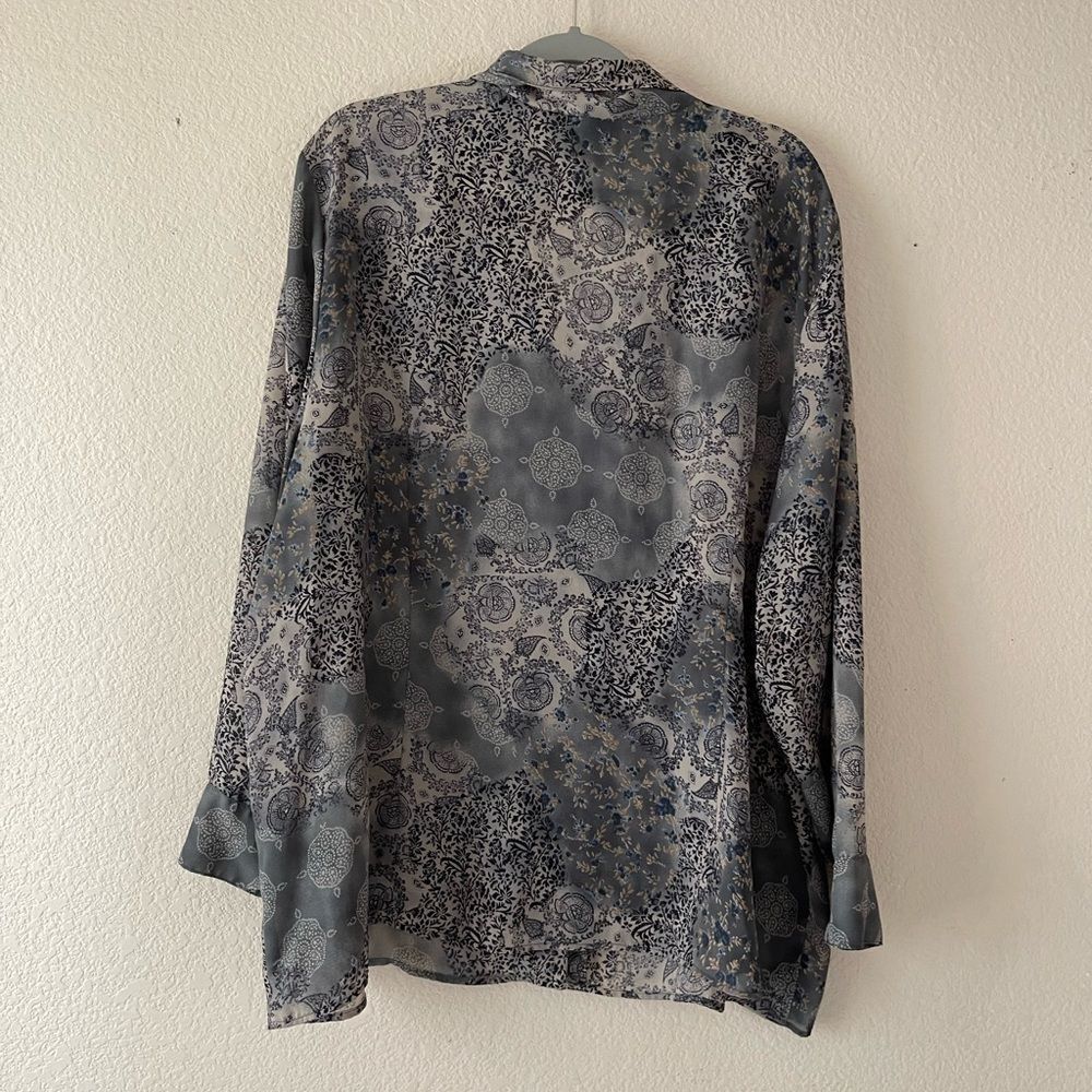 Lane Bryant‎ patch work button up - image 6